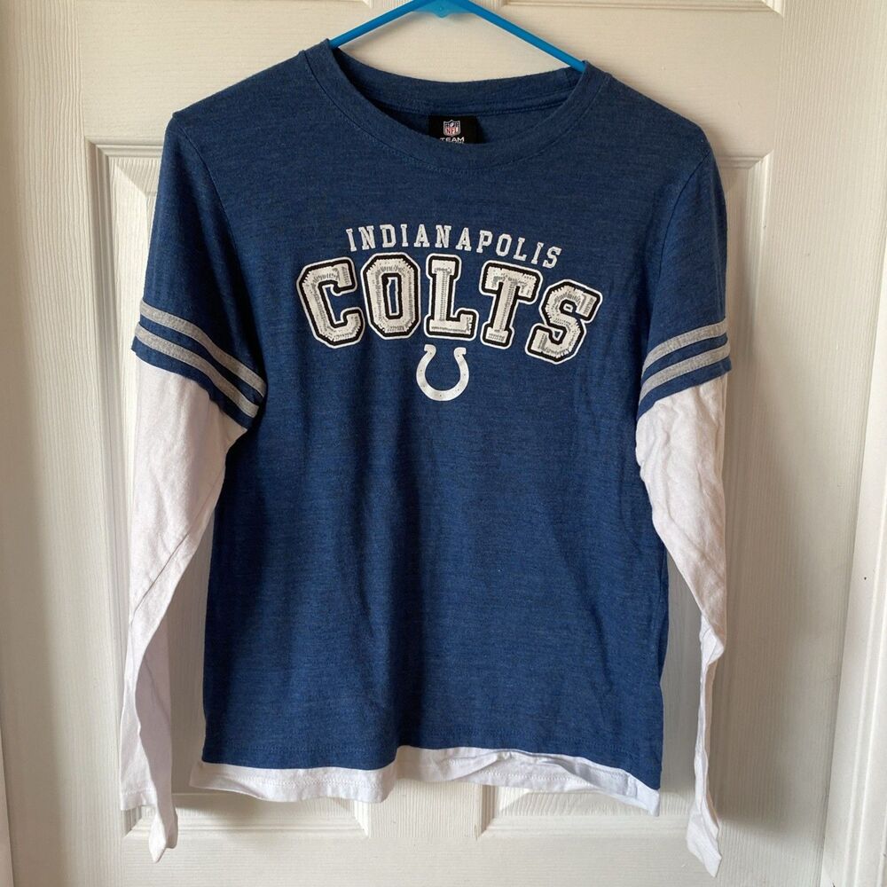 Indianapolis Colts Women’s  Large Long Sleeve T Shirt NFL Team Apparel